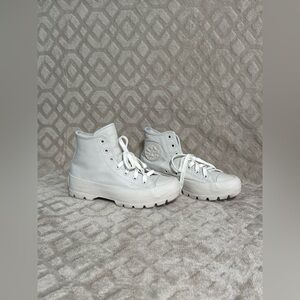 Converse Chuck Taylor All Star Lugged 2.0 Leather High Top - White (Women’s 7)
